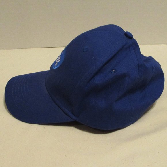 Bud Light Beer Blue White Adjustable Back Graphic Travel Vacation Party Hat - Picture 3 of 7